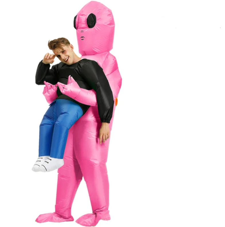 Alien Kostuum Space Verkleedpak voor Kinderen en Volwassenen