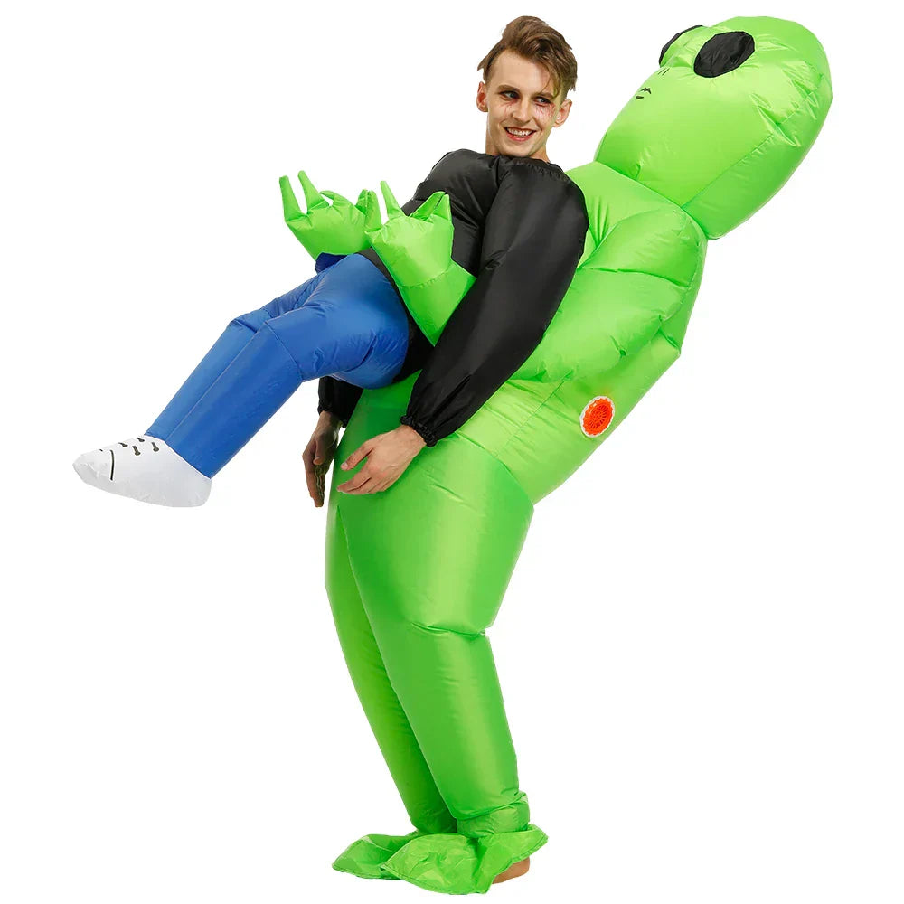 Alien Kostuum Space Verkleedpak voor Kinderen en Volwassenen - Velinix