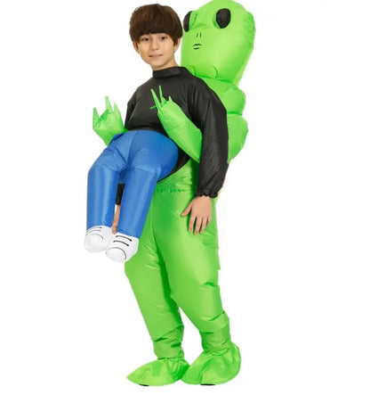 Alien Kostuum Space Verkleedpak voor Kinderen en Volwassenen