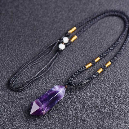 Amethist Hanger Natuurlijke Kristallen Ketting voor Innerlijke Rust