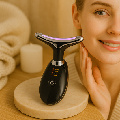 LED Anti Rimpel Apparaat voor Gezicht en Hals Massage - Velinix