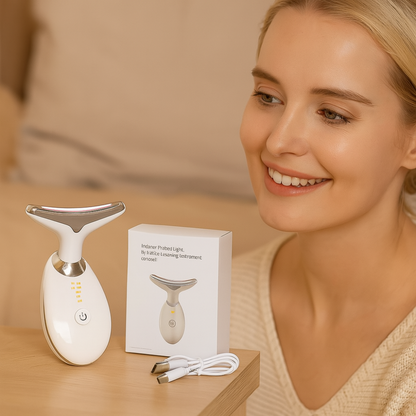 LED Anti Rimpel Apparaat voor Gezicht en Hals Massage