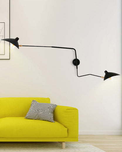 Wandlamp Verstelbaar Met 2 Armen Modern Design