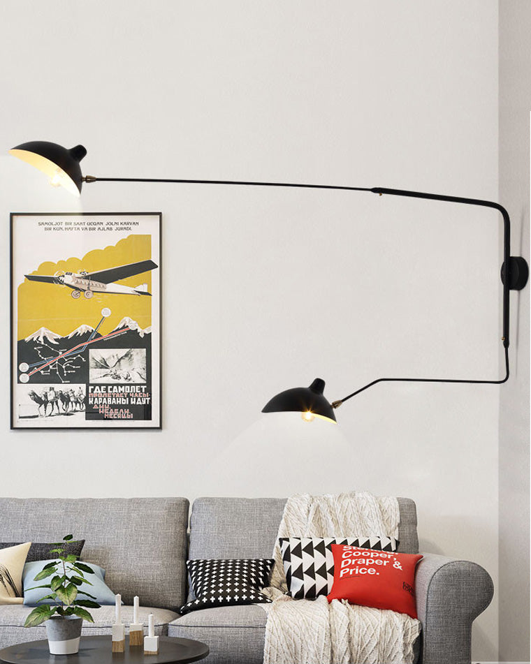 Wandlamp Verstelbaar Met 2 Armen Modern Design