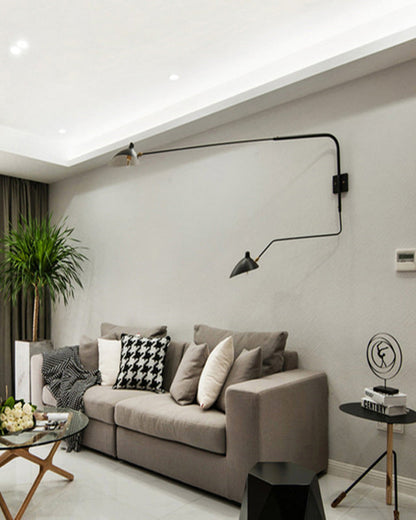 Wandlamp Verstelbaar Met 2 Armen Modern Design