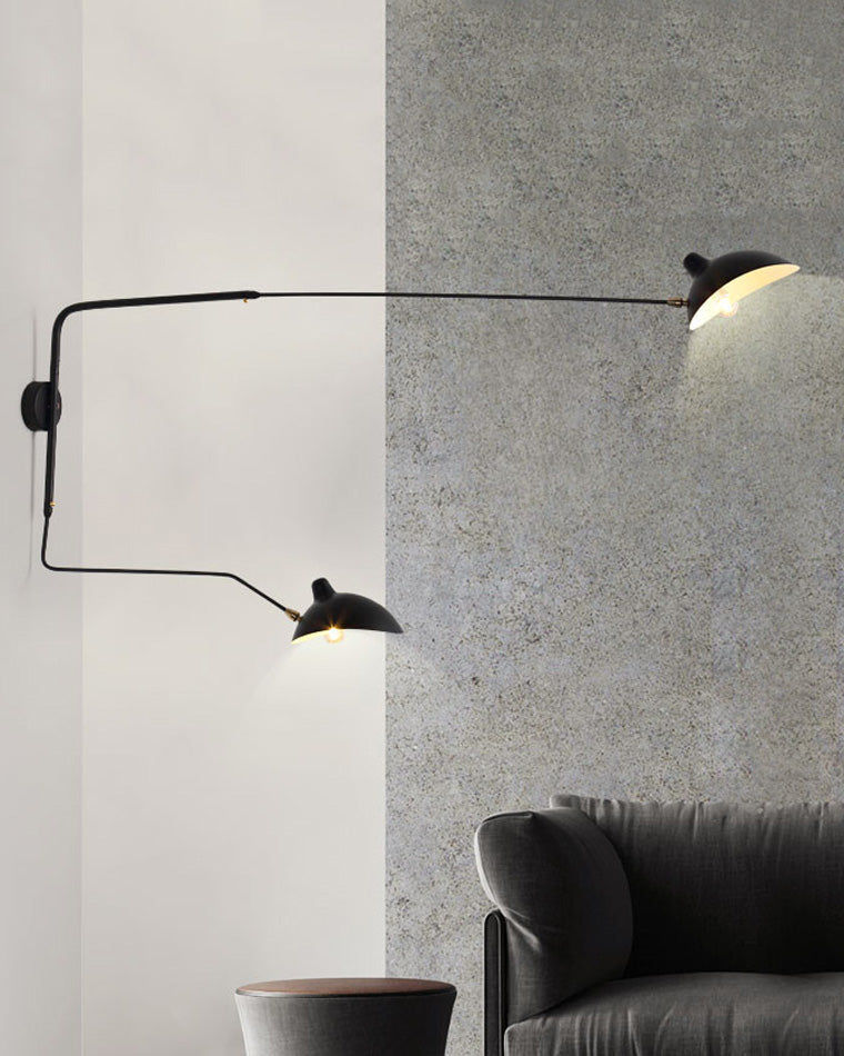 Wandlamp Verstelbaar Met 2 Armen Modern Design