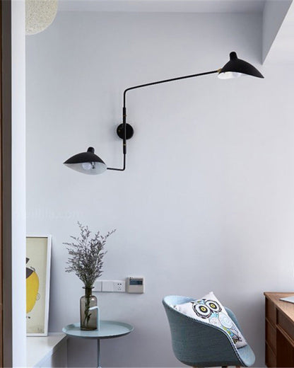 Wandlamp Verstelbaar Met 2 Armen Modern Design