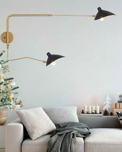 Wandlamp Verstelbaar Met 2 Armen Modern Design
