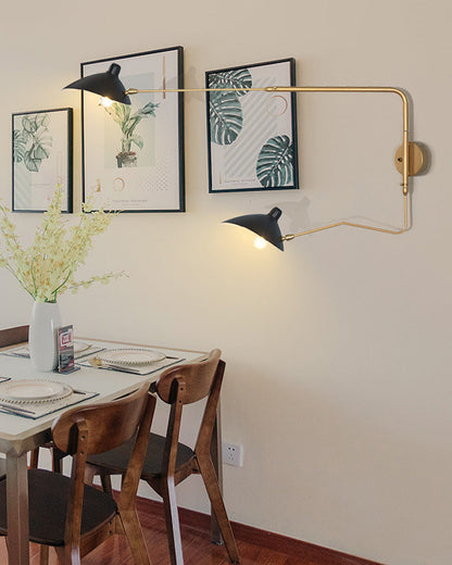 Wandlamp Verstelbaar Met 2 Armen Modern Design