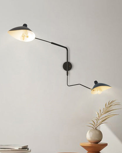 Wandlamp Verstelbaar Met 2 Armen Modern Design