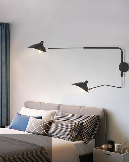 Wandlamp Verstelbaar Met 2 Armen Modern Design