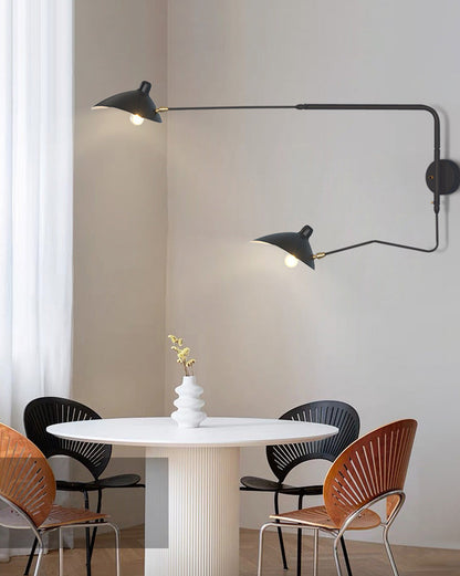 Wandlamp Verstelbaar Met 2 Armen Modern Design