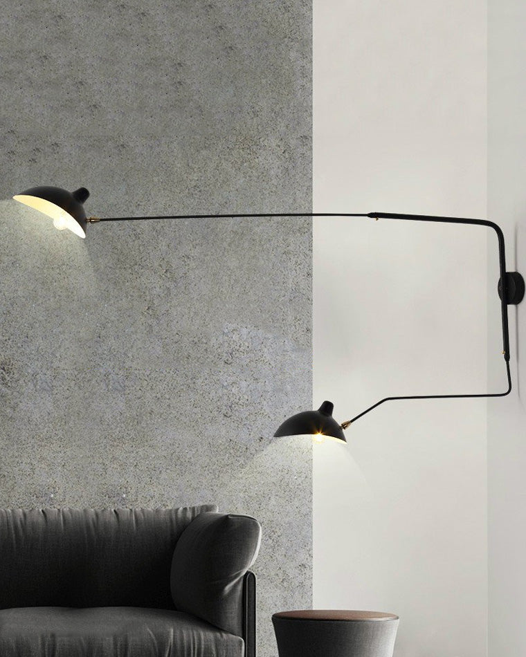 Wandlamp Verstelbaar Met 2 Armen Modern Design