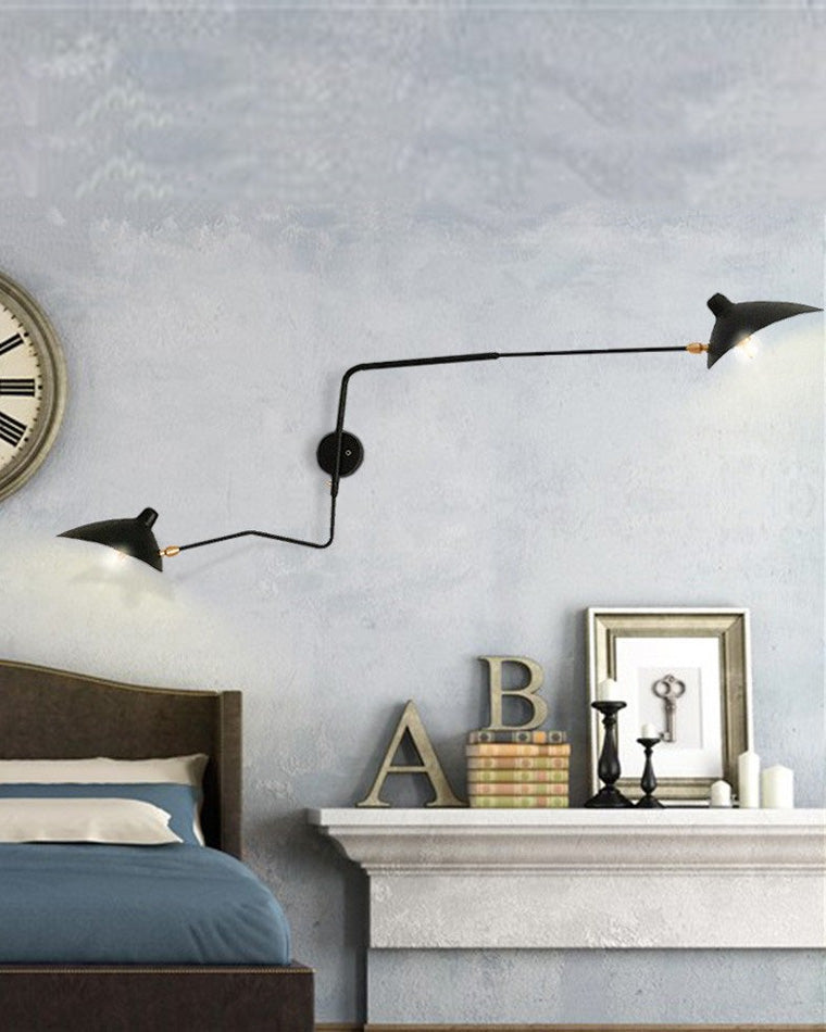Wandlamp Verstelbaar Met 2 Armen Modern Design