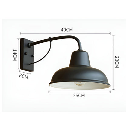 IJzeren Wandlamp Rustiek Vintage Stijl Buitenverlichting