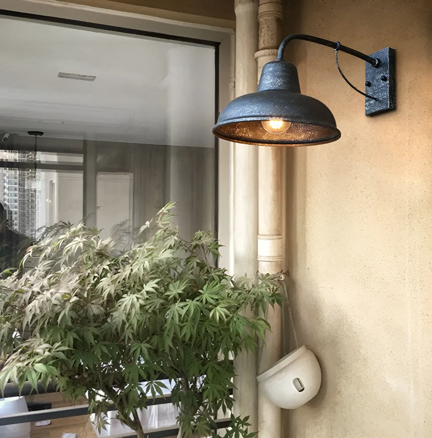 IJzeren Wandlamp Rustiek Vintage Stijl Buitenverlichting