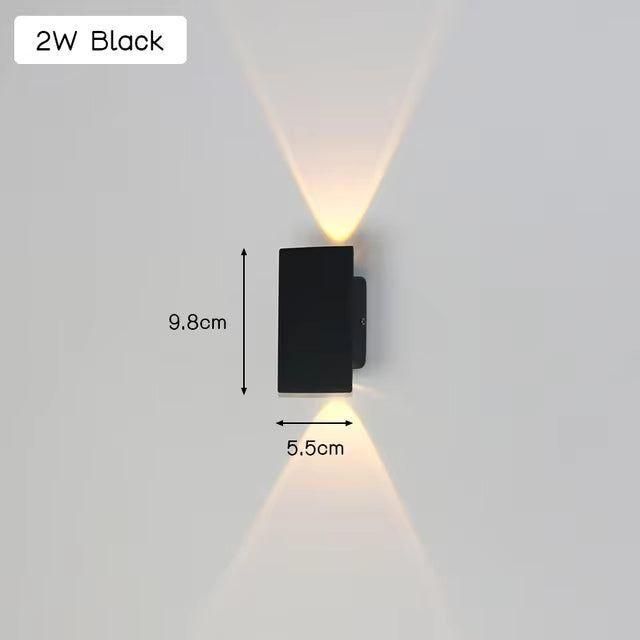 Buitenmuur LED Lamp Modern Aluminium Design