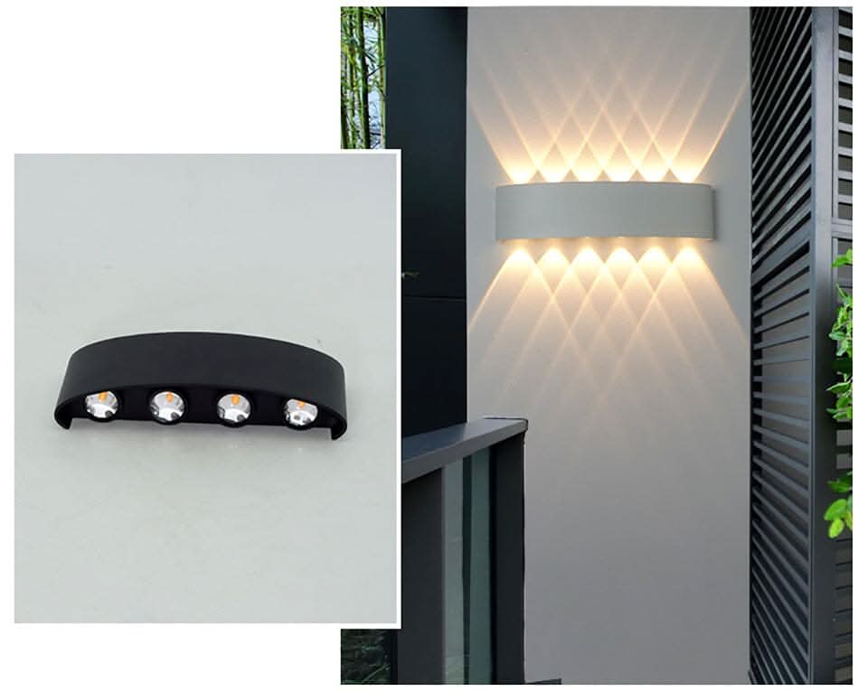 LED Buitenwandlamp Waterdicht Energiezuinig Aluminium