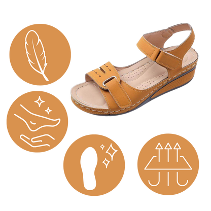 Dames Sandalen met Hielondersteuning Orthopedisch Comfortabel