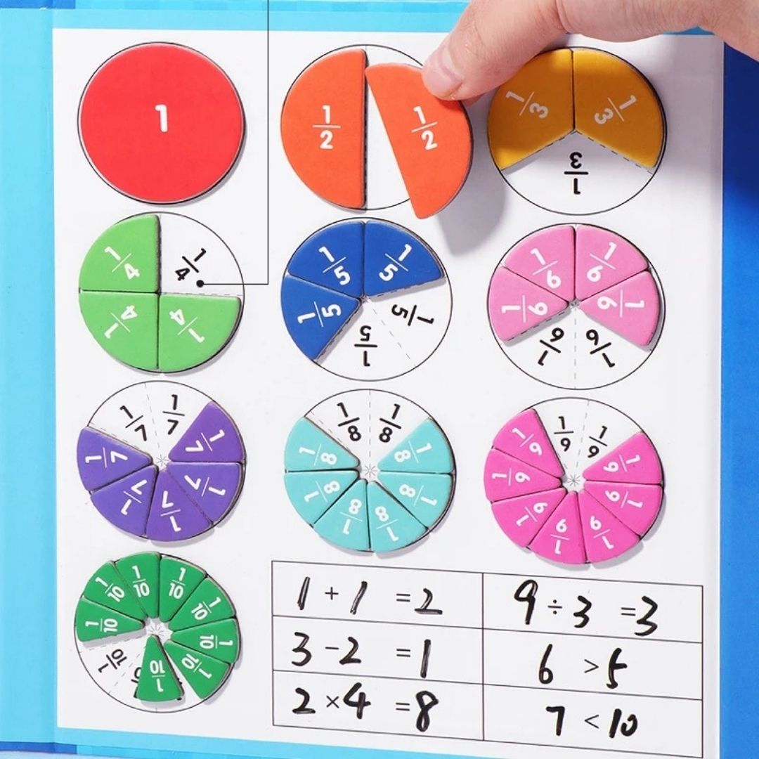 Magnetische Wiskunde Set voor Fractions Leerdoelen