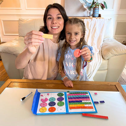 Magnetische Wiskunde Set voor Fractions Leerdoelen