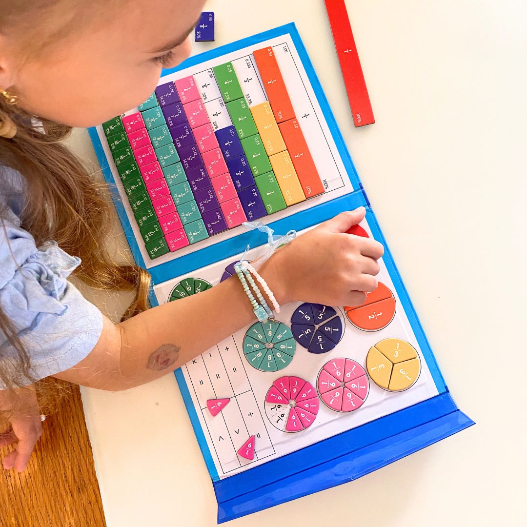 Magnetische Wiskunde Set voor Fractions Leerdoelen