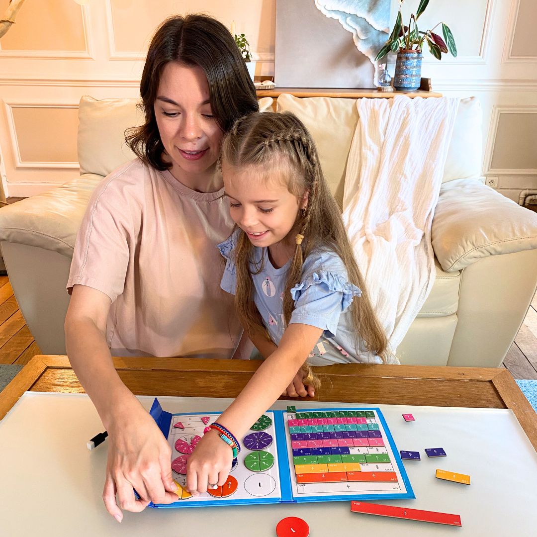 Magnetische Wiskunde Set voor Fractions Leerdoelen