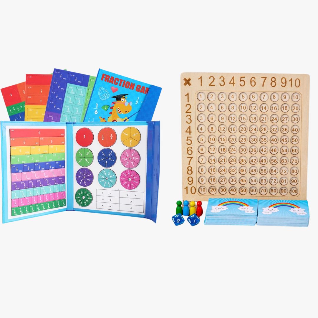 Magnetische Wiskunde Set voor Fractions Leerdoelen