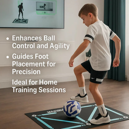 Voetbal Trainingsmat Antislip 2x2m voor Thuis Training