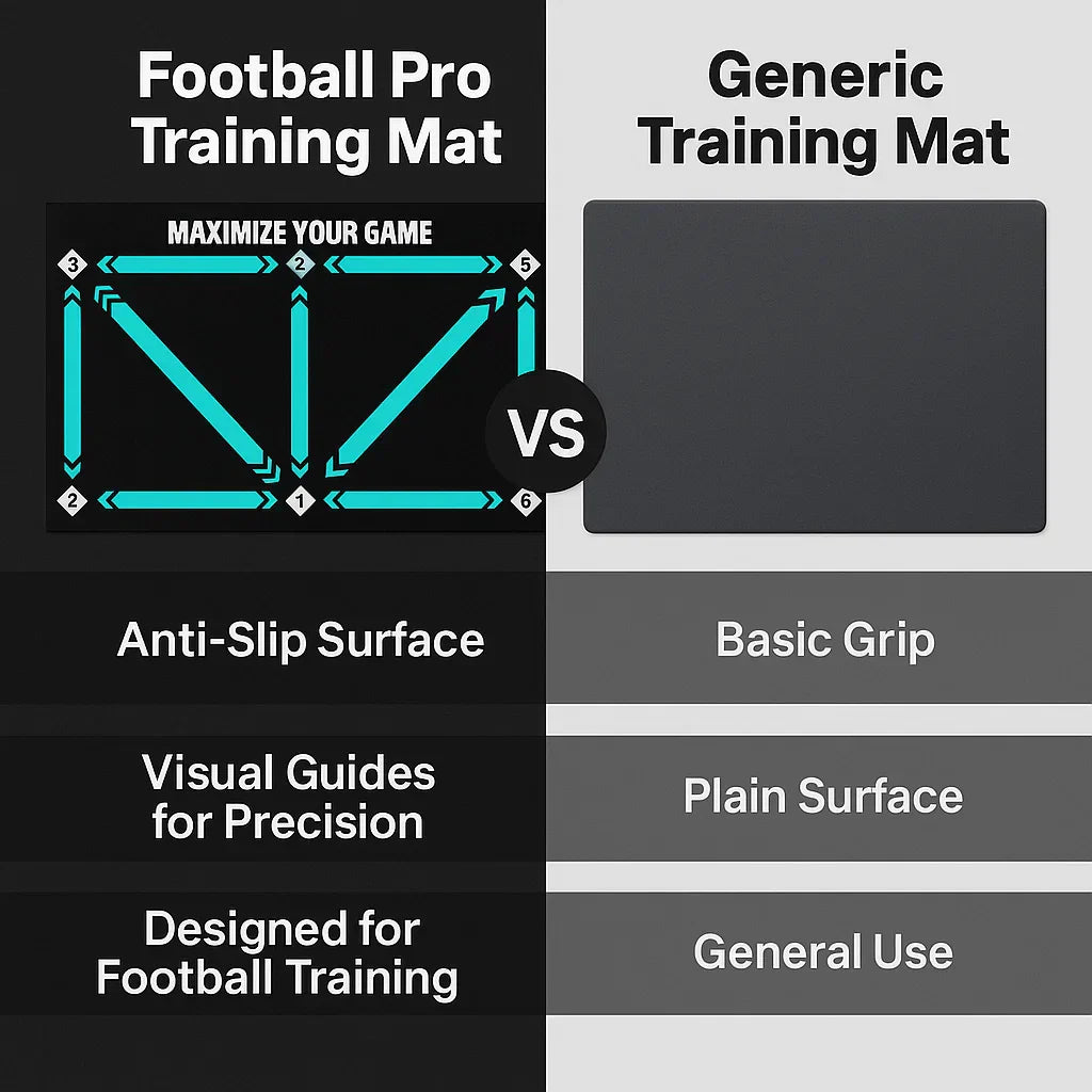 Voetbal Trainingsmat Antislip 2x2m voor Thuis Training