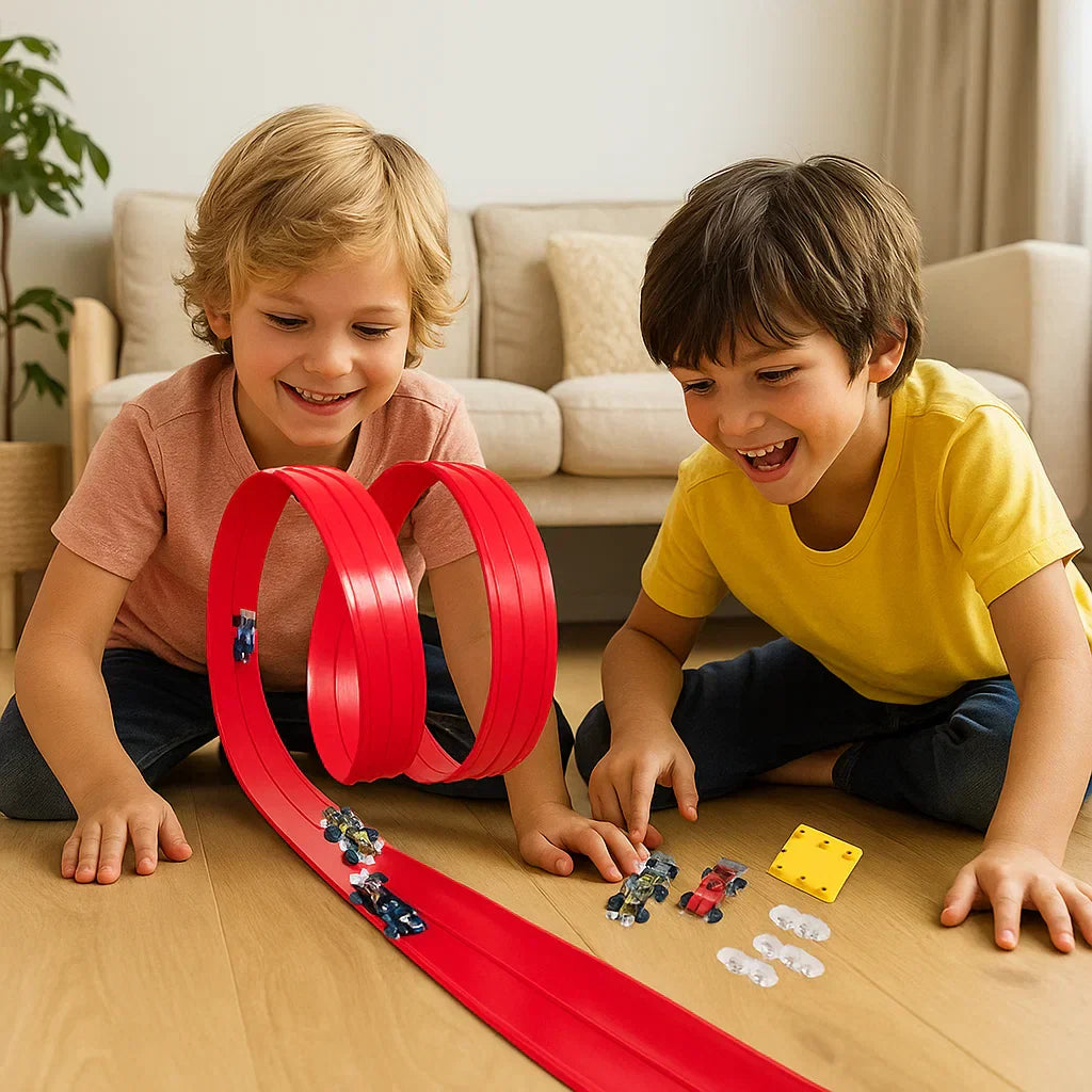 Racebaan Speelset voor Kinderen met Veel Accessoires