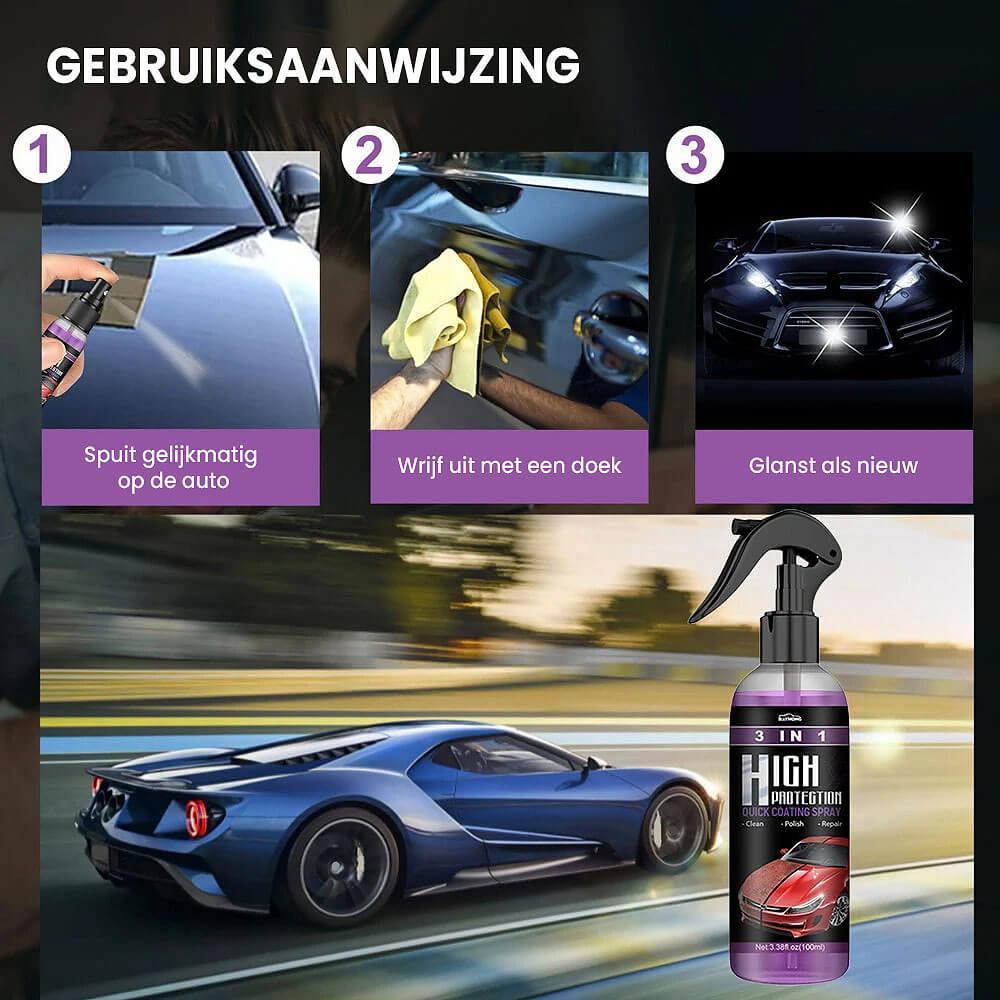Keramische Coating Spray 3-in-1 Bescherming Auto Lak