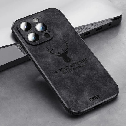 Leren iPhone Hoesje met Stijlvol Design en Schokbestendige Bescherming