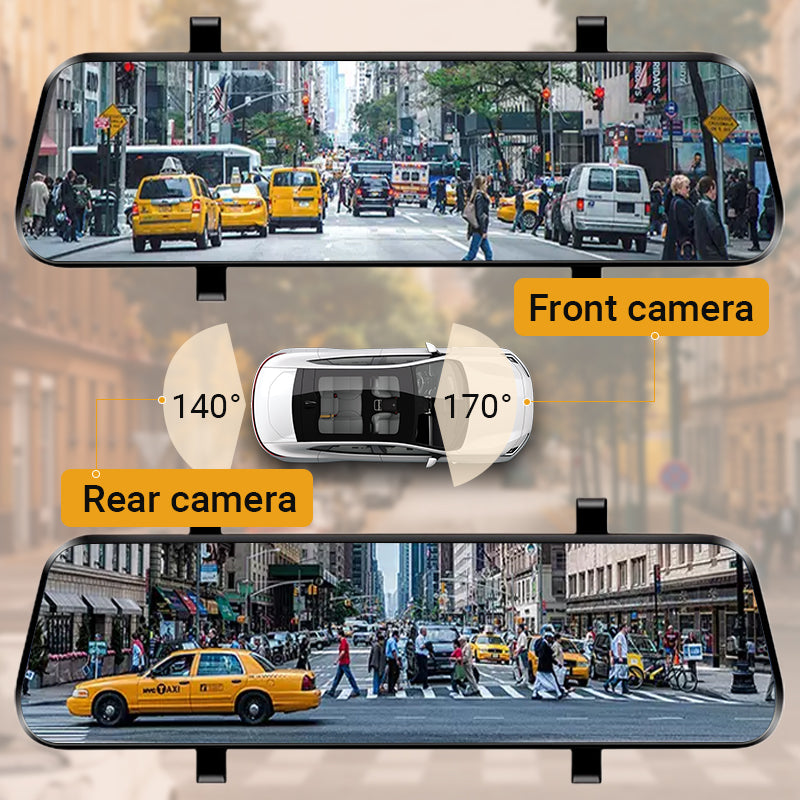 Auto Dashboard Camera 10 HD Touchscreen met GPS en Wi-Fi
