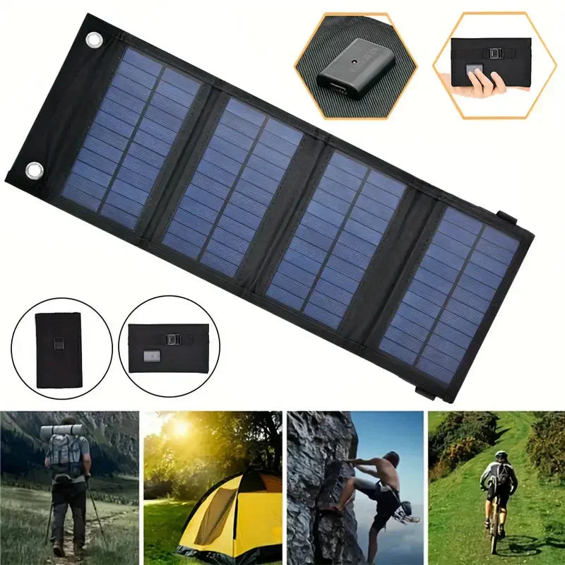 Zonne-Powerbank Vouwbaar Solar Opladen