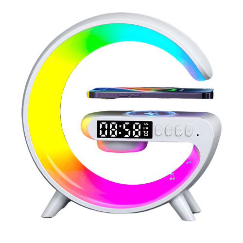 Bluetooth Speaker met Verlichting en Wekkerfunctie - Velinix