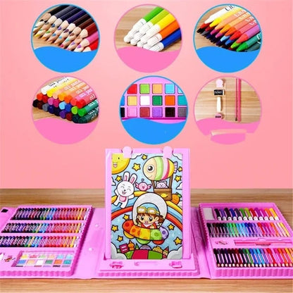 Kunstset 208 Delen Voor Kinderen Creatief Kleuren