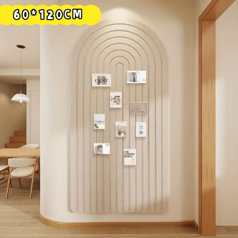 Grote Zelfklevende Prikbord van Polyester Vilt Gebogen Design
