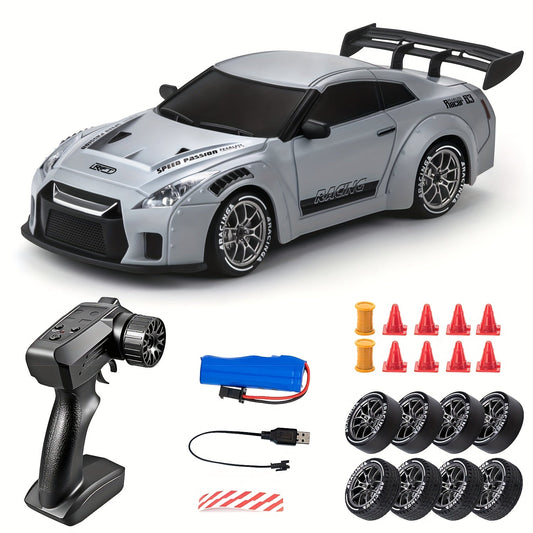 RC Drift Auto 1:24 met LED Wielen – 4WD Oplaadbaar Race Speelgoed - Velinix
