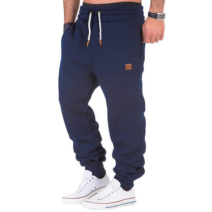 Heren Joggingbroek Zacht Fleece met Elastische Band