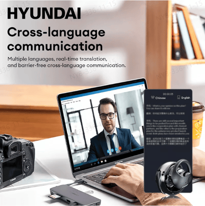 Draadloze Vertaal Oordopjes Bluetooth Met Microfoon
