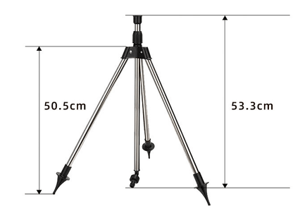 Tuinsproeier 360° RVS Statief voor Gazon en Tuin