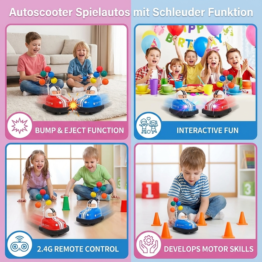 Autoscooter Speelauto Slingfunctie voor Kinderen
