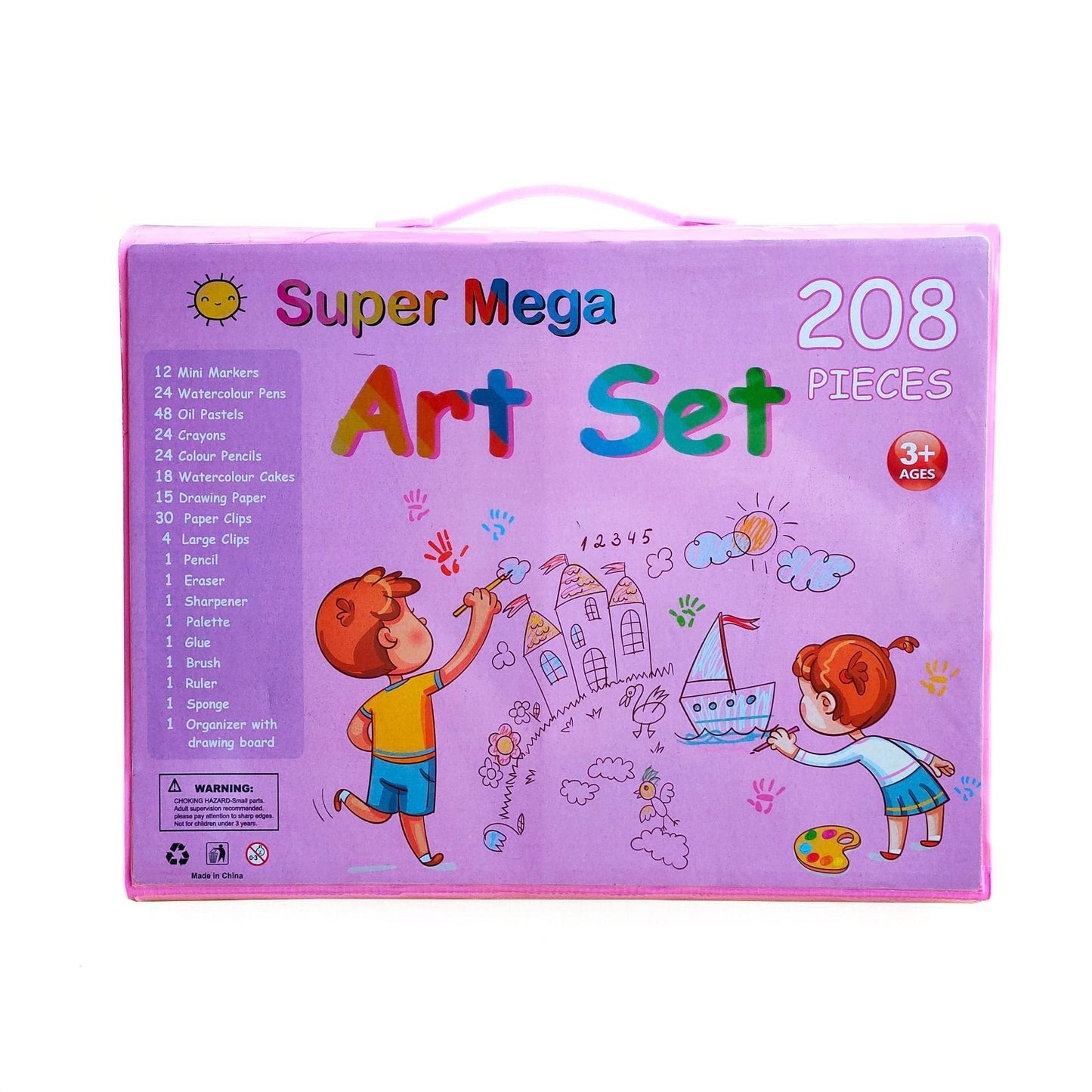 Kunstset 208 Delen Voor Kinderen Creatief Kleuren