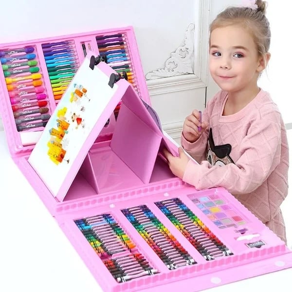 Kunstset 208 Delen Voor Kinderen Creatief Kleuren