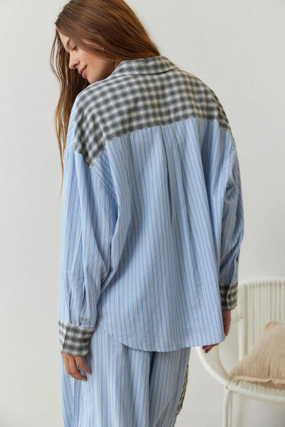 Zachte Katoenen Pyjama Set voor Vrouw Tweedelig Comfortabel