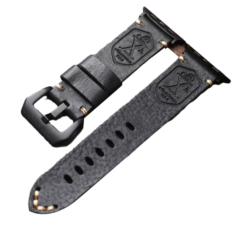 Leren Apple Watch Band Handgemaakt Vintage Stijl