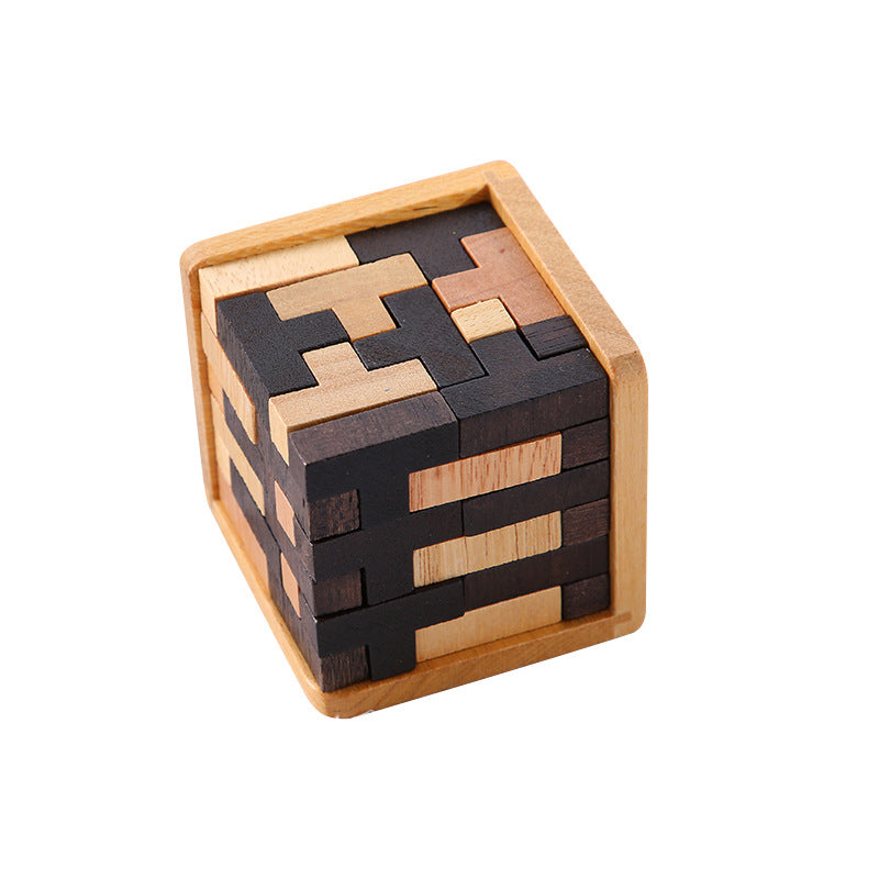 Houten Puzzel Brain Teaser Intelligentiespel voor Volwassenen