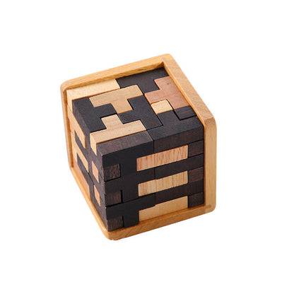 Houten Puzzel Brain Teaser Intelligentiespel voor Volwassenen