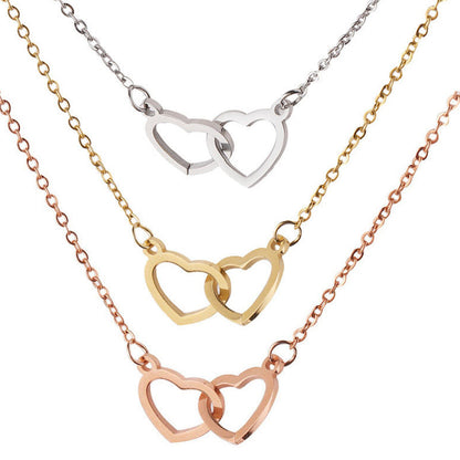 Hartvormige Hanger met Roterende Roos Cadeaubox